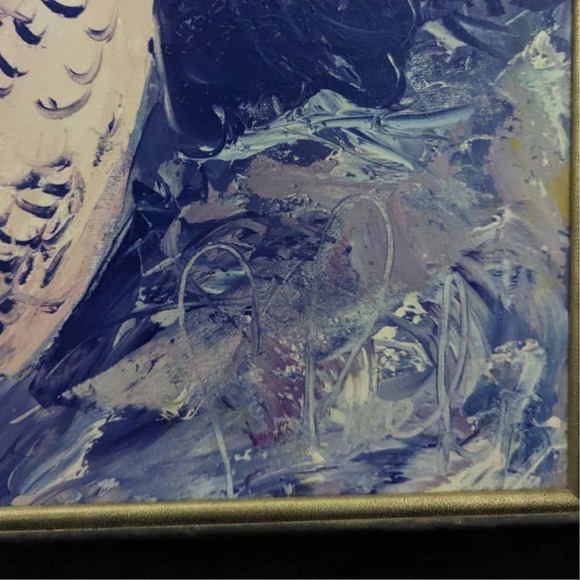 Large Original Hen/Chicken Painting - Oil - Picture 5 of 10